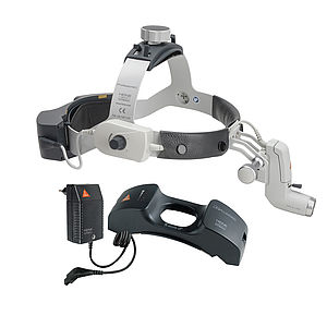 HEINE ML4 LED Headlight on Professional L Headband with mPack UNPLUGGED & plug-in Transformer