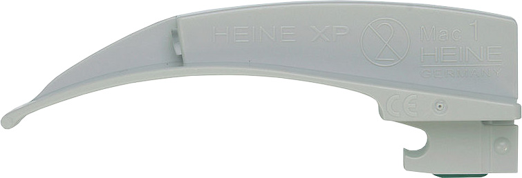 HEINE XP Disposable Laryngoscope Blade Macintosh No.1. Box of 25