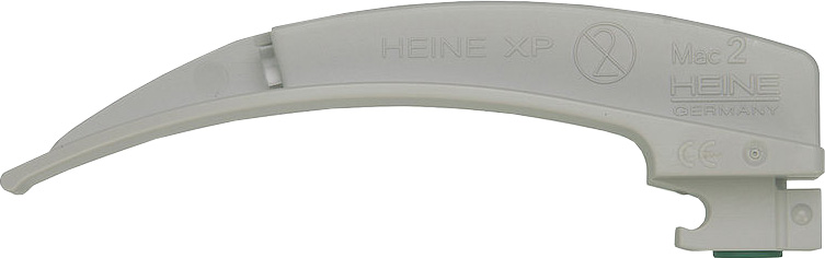 HEINE XP Disposable Laryngoscope Blade Macintosh No.2. Box of 25