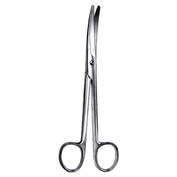 Hebu Mayo Scissors Curved 14.5cm