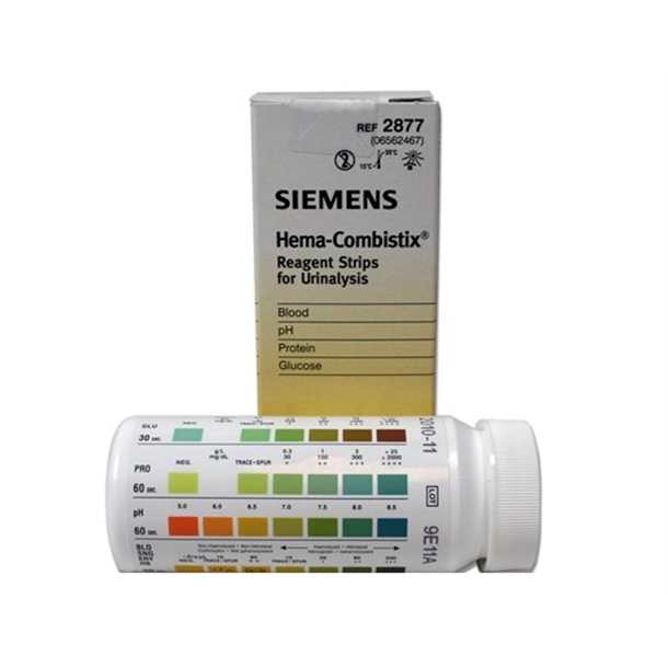 Hema-Combistix Reagent Strips Pack of 50