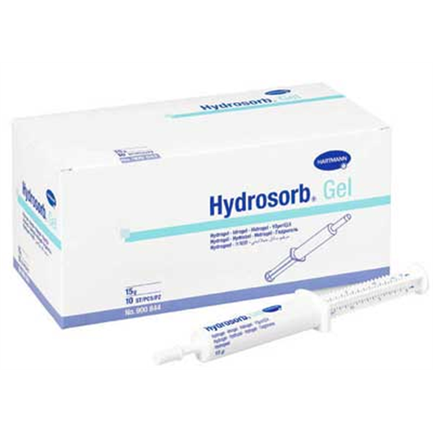 Hydrosorb Gel 15g Applicator Syringe. Pack of 10