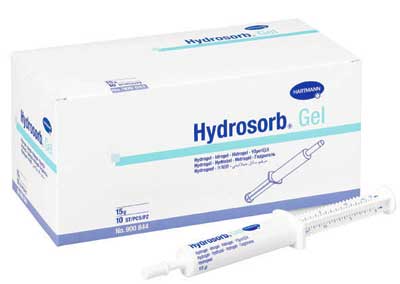Hydrosorb Gel 15g Applicator Syringe. Pack of 10