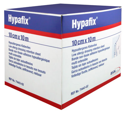 Hypafix Dressing Roll Retention Tape 10cm x 10m