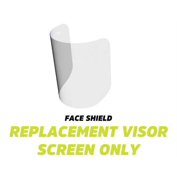 IPKIS Replacement Visor Only, Anti Fog/ Clear Visor. Pack of 10