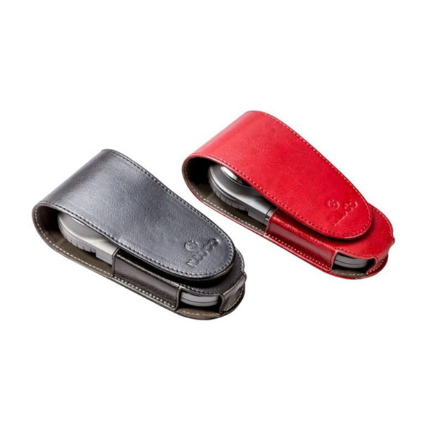 Illuco Red Leather Belt Case for Illuco IDS 1100 Series Dermatoscopes