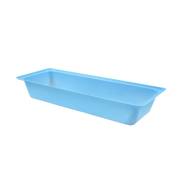 Injection Tray 200mm x 70mm x 30mm, 280ml, Blue. Single Tray 