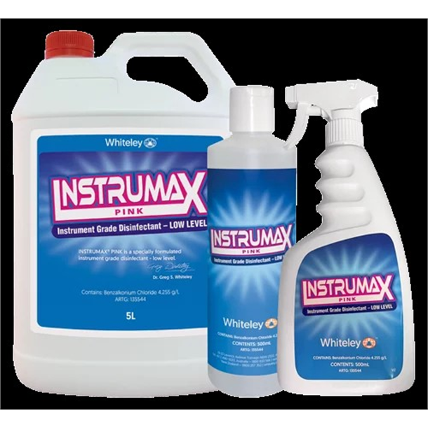 Instrumax Instrument Grade Disinfectant - Low Level. 500ml Trigger Bottle