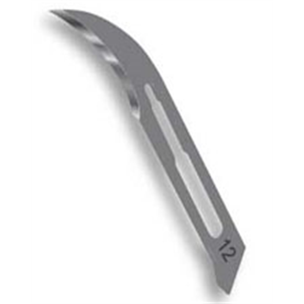 Kai Carbon Steel Scalpel Blade No.12. Box of 100