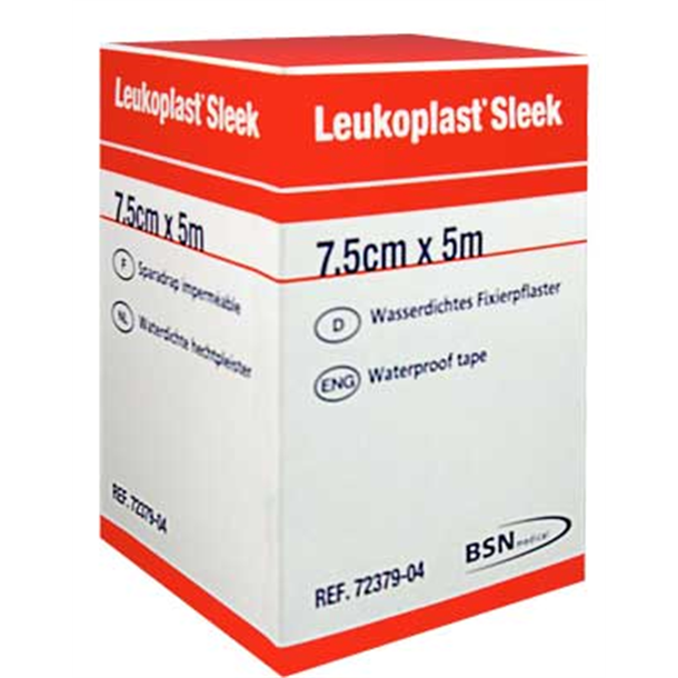 Leukoplast Sleek Plaster 7.5cm x 5m Roll (contains latex)