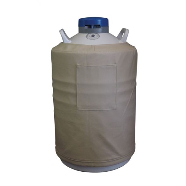 Liquid Nitrogen Dewar 20L for Liquid Nitrogen Storage with Ladle and Leather Outer Bag