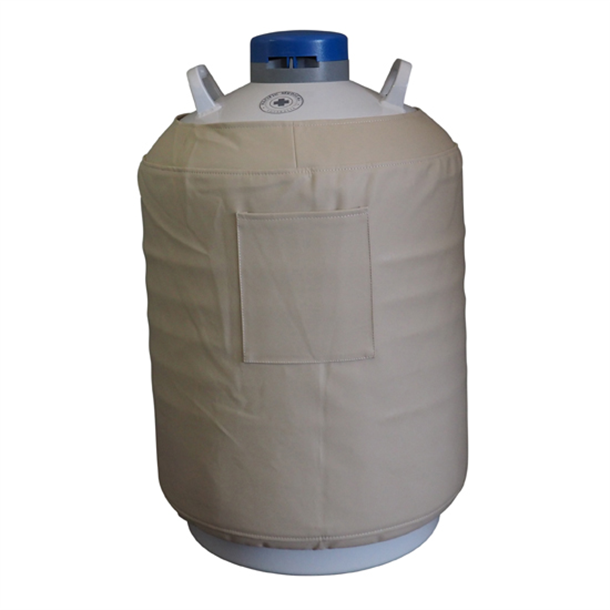 Liquid Nitrogen Dewar 30L for Liquid Nitrogen Storage with Ladle & Leather Outer Bag