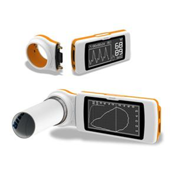 MIR Spirodoc Spirometer with Touch Screen and 3D Oximeter and Winspiro PRO Software. Requires Disposable Turbines, not Included.