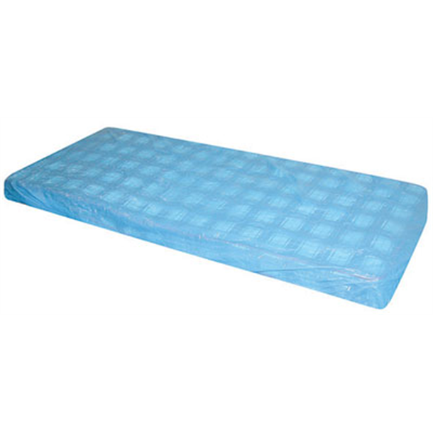 Mattress Cover Single Bed - Elastic Blue Plastic