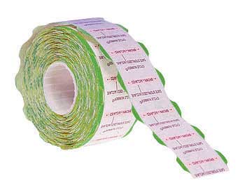 Meditrax Label for Meditrax Gun - Green. Roll of 700