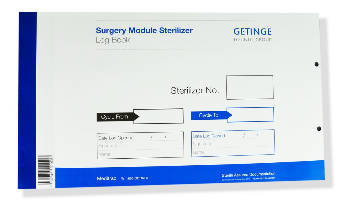 Meditrax Surgery Module Steriliser Log Book