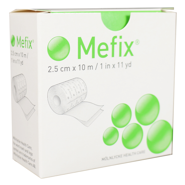 Mefix Adhesive Fabric 2.5cm x 10m Roll
