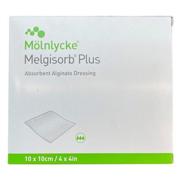 Melgisorb Plus 10cm x 10cm Box of