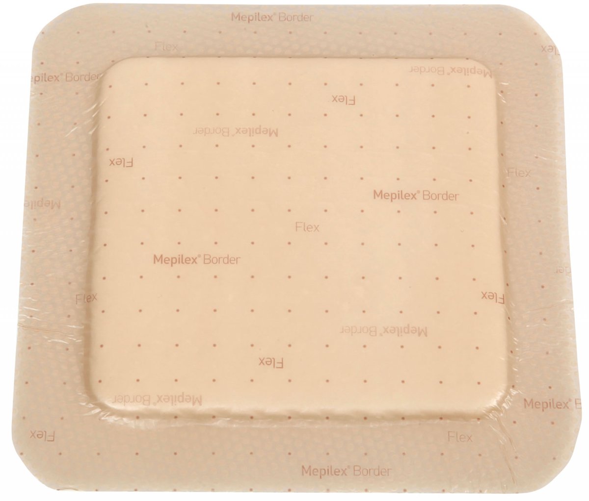 Mepilex Border Flex Adhesive Foam Dressing 10cm x 10cm. Pack of 10