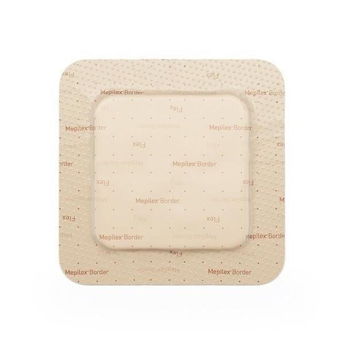 Mepilex Border Flex Adhesive Foam Dressing 7.5cm x 7.5cm. Pack of 10