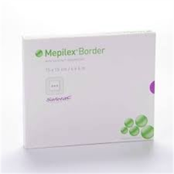 Mepilex Border Flex Dressing 15cm x 15cm, Pack of 10
