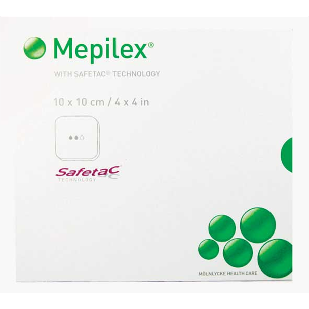 Mepilex Borderless Dressing 10cm x 20cm. Box of 5