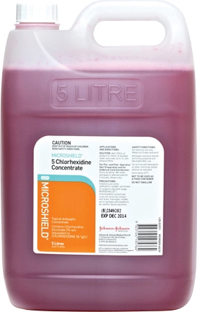 Microshield 5 - 5L Chlorhexidine 5%