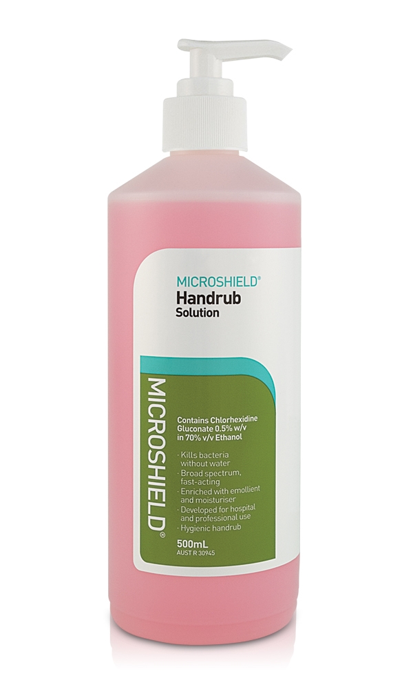 Microshield Handrub Lotion 500ml Ethanol 70% Chlorhexidine 0.5%