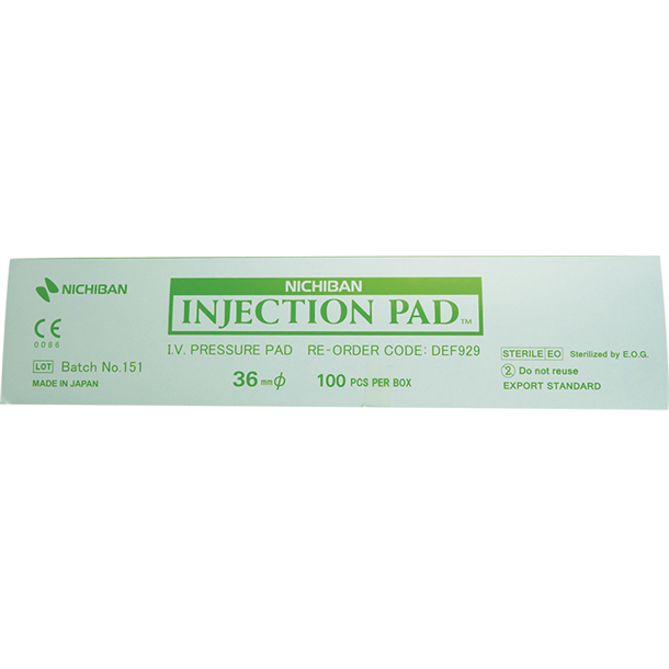 Nichiban Pressure Injection Pad. Box of 100