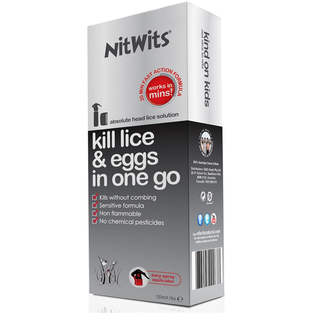 NitWits Head Lice Solution 120ml