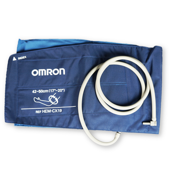 Omron HEM907 Extra Large Arm Inflation System 42-50cm (HEM-CX19) Includes Cuff, Bladder and 1m Tube