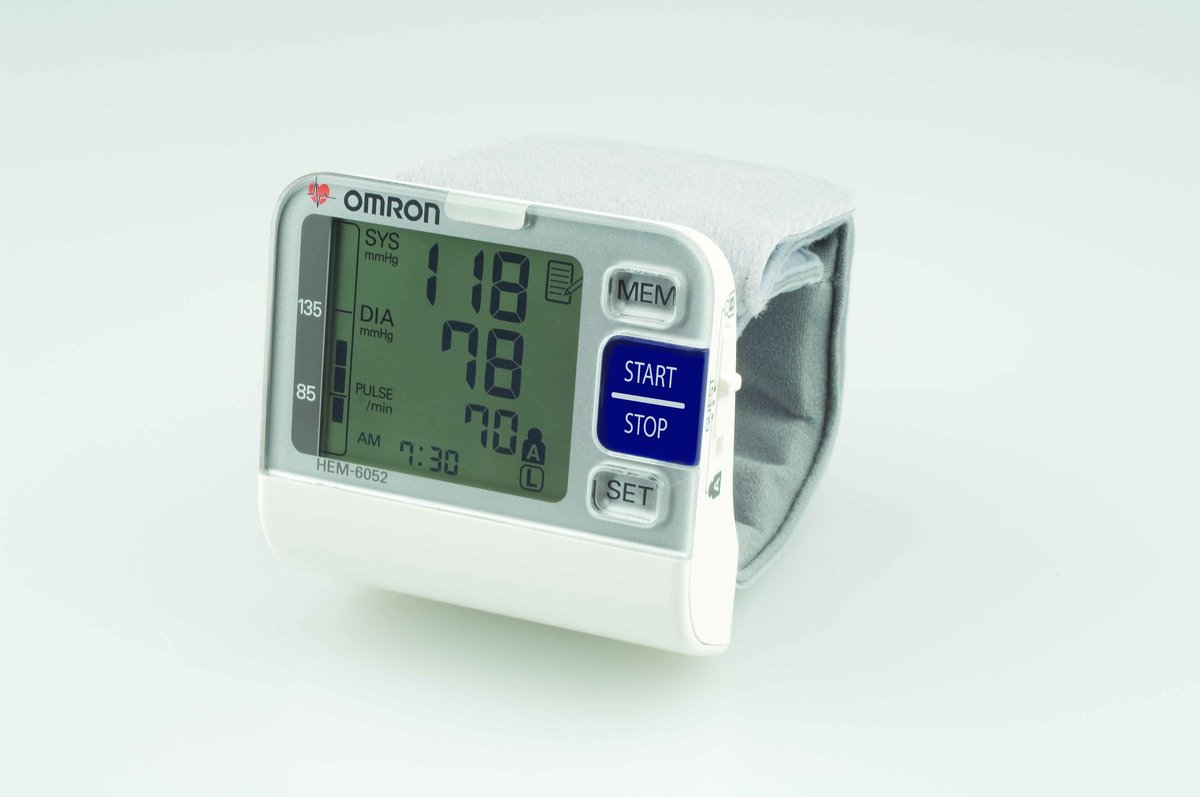 Omron Premium Automatic Wrist Blood Pressure Monitor with Carry Case