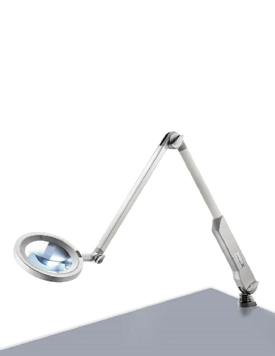 OpticLux 10-1 LED Magnifier with Bench Clamp