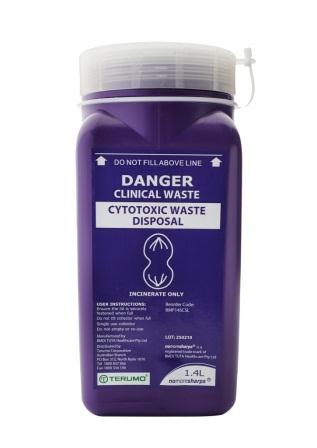 14LCytotoxicPurpleSharpsContainerWithScrewLid(Terumo)