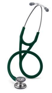 3MLittmannCardiologyIVStethoscopeHunterGreenTube%2cStandardStainlessSteelFinish