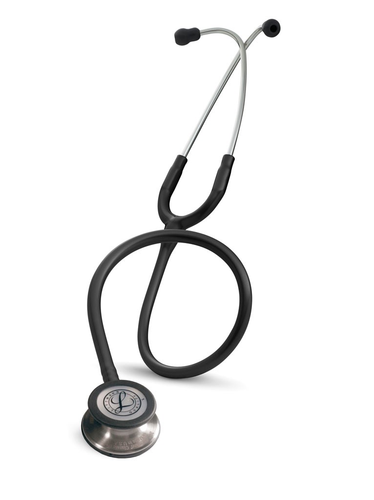 3MLittmannClassicIIIStethoscopeBlackTube%2cStandardStainlessSteelFinish