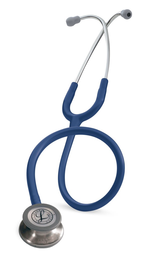 3MLittmannClassicIIIStethoscopeNavyBlueTube%2cStandardStainlessSteelFinish