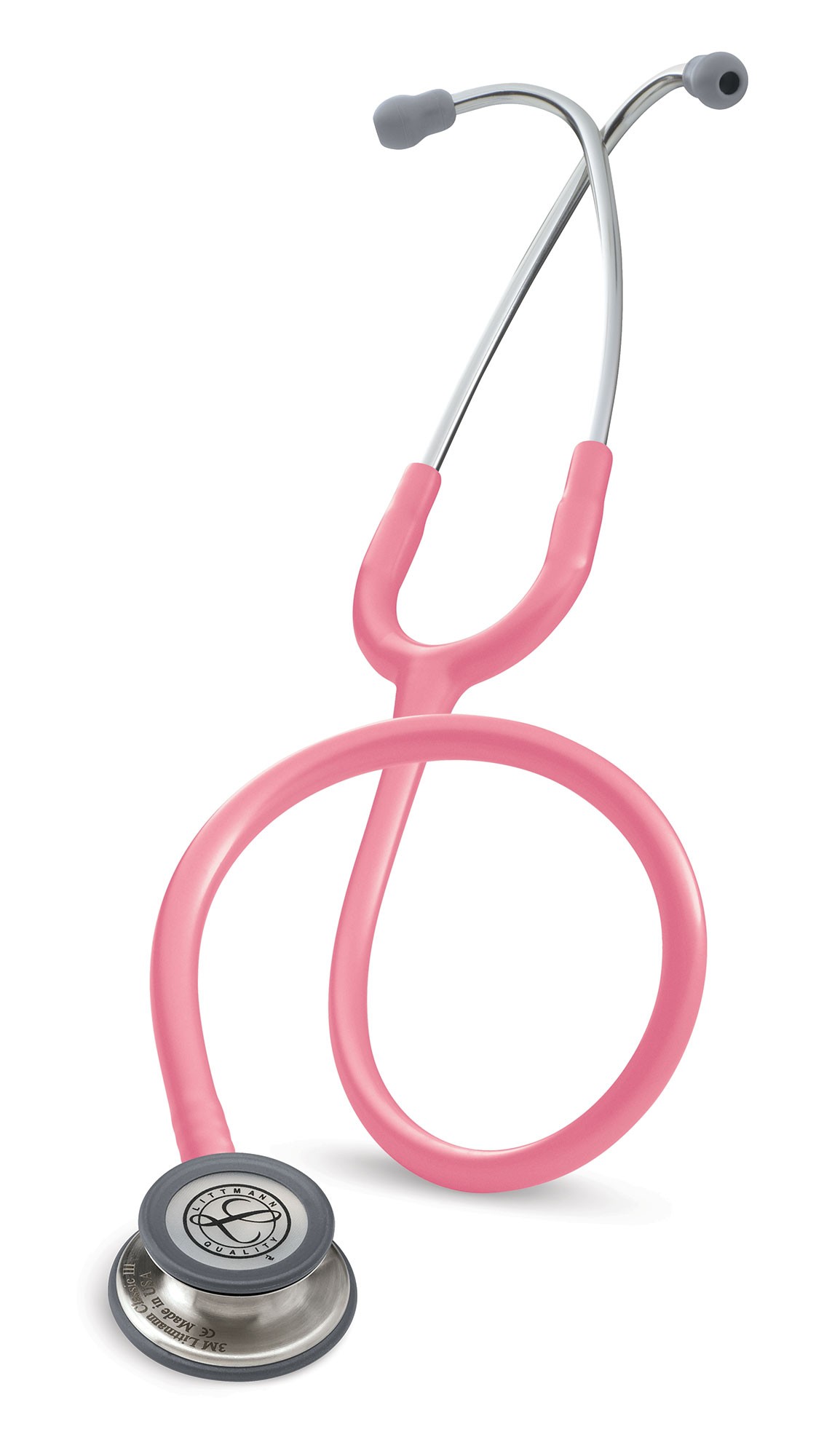 3MLittmannClassicIIIStethoscopePearlPinkTube%2cStandardStainlessSteelFinish