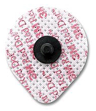 3M Red Dot Soft Cloth Paediatric ECG Electrodes with Press Stud, 3.2mm Diameter Case of 600 (3 per bag, 200 bags per case)