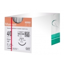 4/0 Monosyn Suture Undyed 12mm 3/8 RC Needle 70cm. Pack of 36