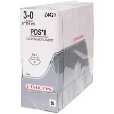 4/0 PDS SUTURE 18.7MM, 70CM, BOX OF 36