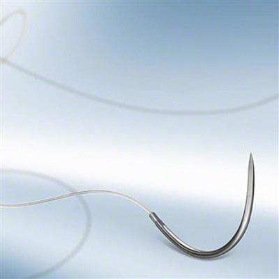 5/0 Monosyn Quick Undyed Suture 19mm 3/8 RC Needle, 45cm. Pack of 36