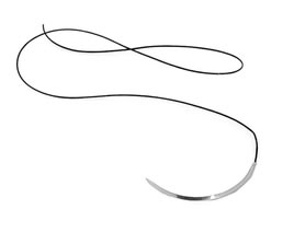 5/0 Vicryl Suture 2 x 8mm 1/2 Circle Sabreloc Spatula Needles, 45cm Dyed. Box of 12