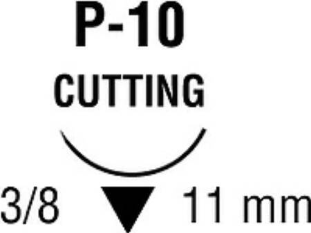 6/0 Surgipro II Suture 11mm Needle, 45cm. Pack of 12