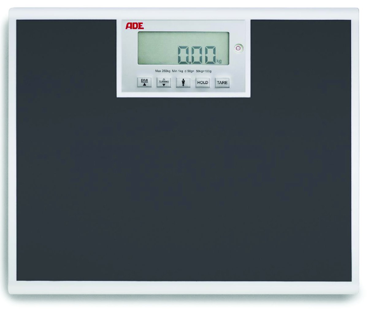 ADE Electronic Floor Scale with BMI Function 250kg/ 400mm x 350mm