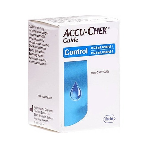 Accu-Chek Guide Control Solutions, 2 x 2.5ml Bottles