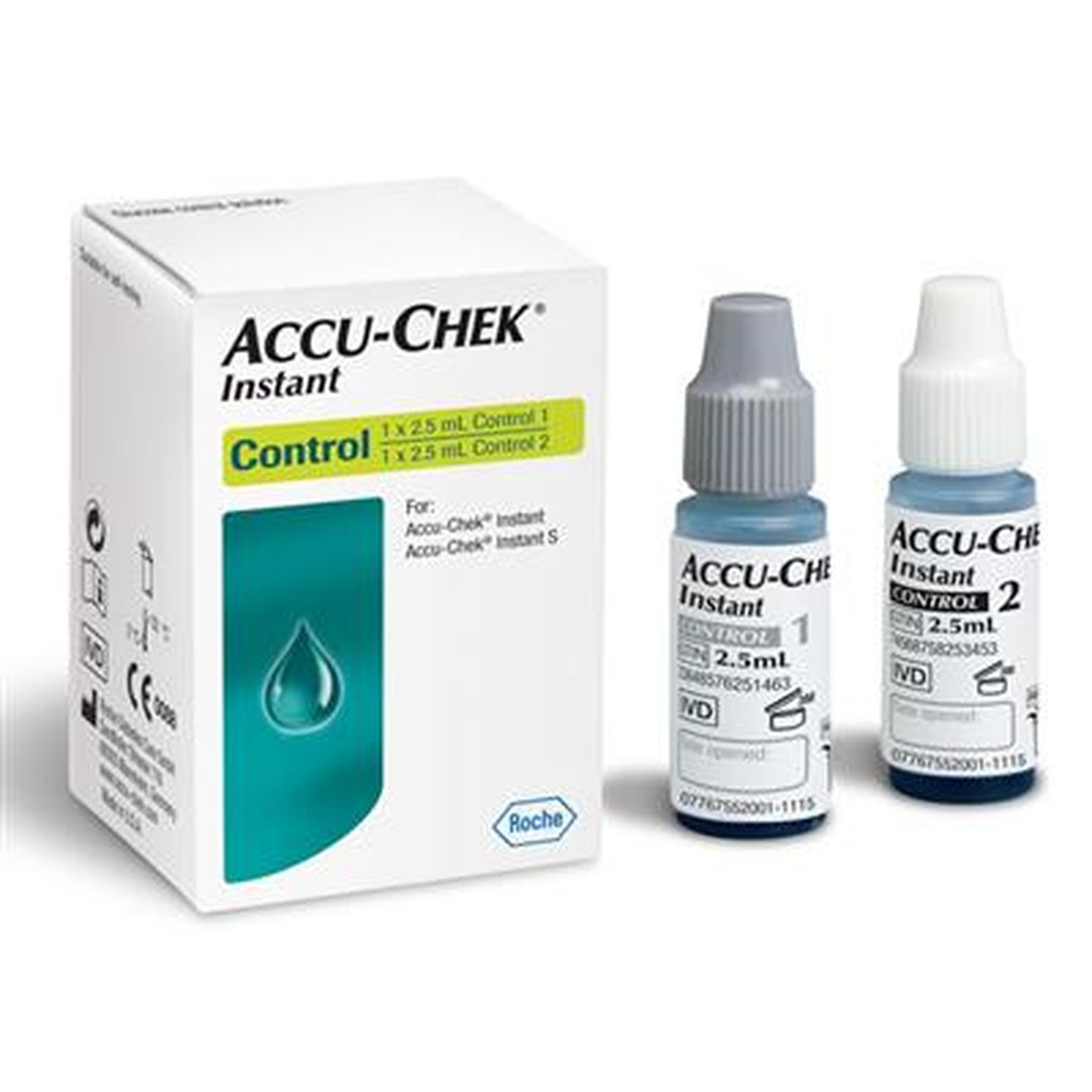 Accu-Chek Instant Control Solution 2 x 2.5ml Bottles