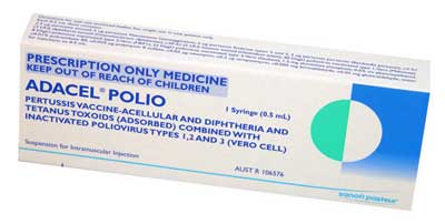 Adacel Polio, Tetanus, Diphtheria, Pertussis Vaccine 0.5mL Pre-Filled Syringe *S4*