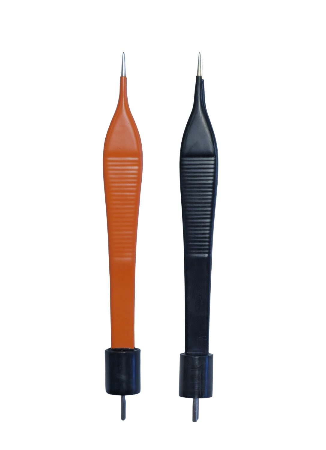Adson Bipolar Forceps 12.7cm with 0.5mm Non-Stick Tips & Orange Insulated Handles
