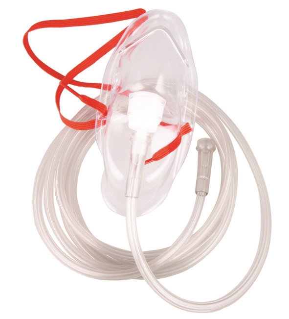 AdultMediumConcentrationOxygenMaskWith7OxygenTubing
